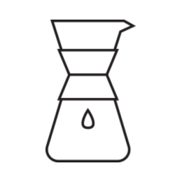 Chemex brew method illustration
