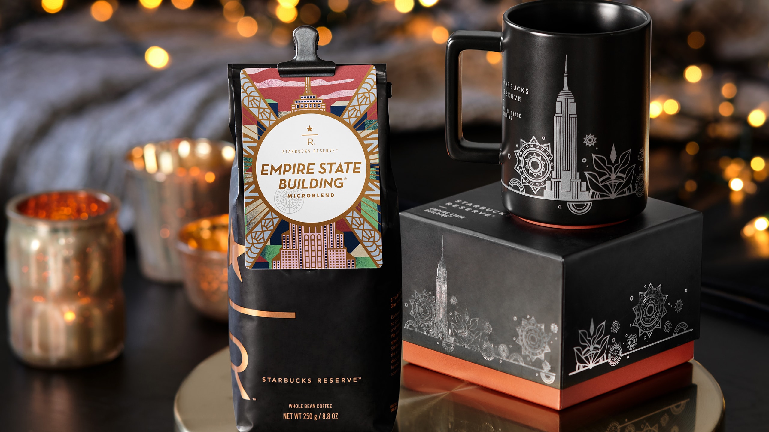 Starbucks Empire State Building Reserve Reusable Hot and Cold Set