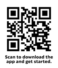 Scan the QR code to download the Starbucks Mobile App.