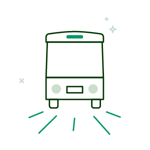 commuter bus icon