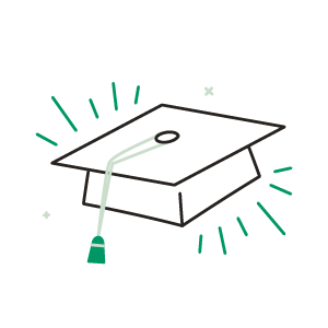 graduation cap icon