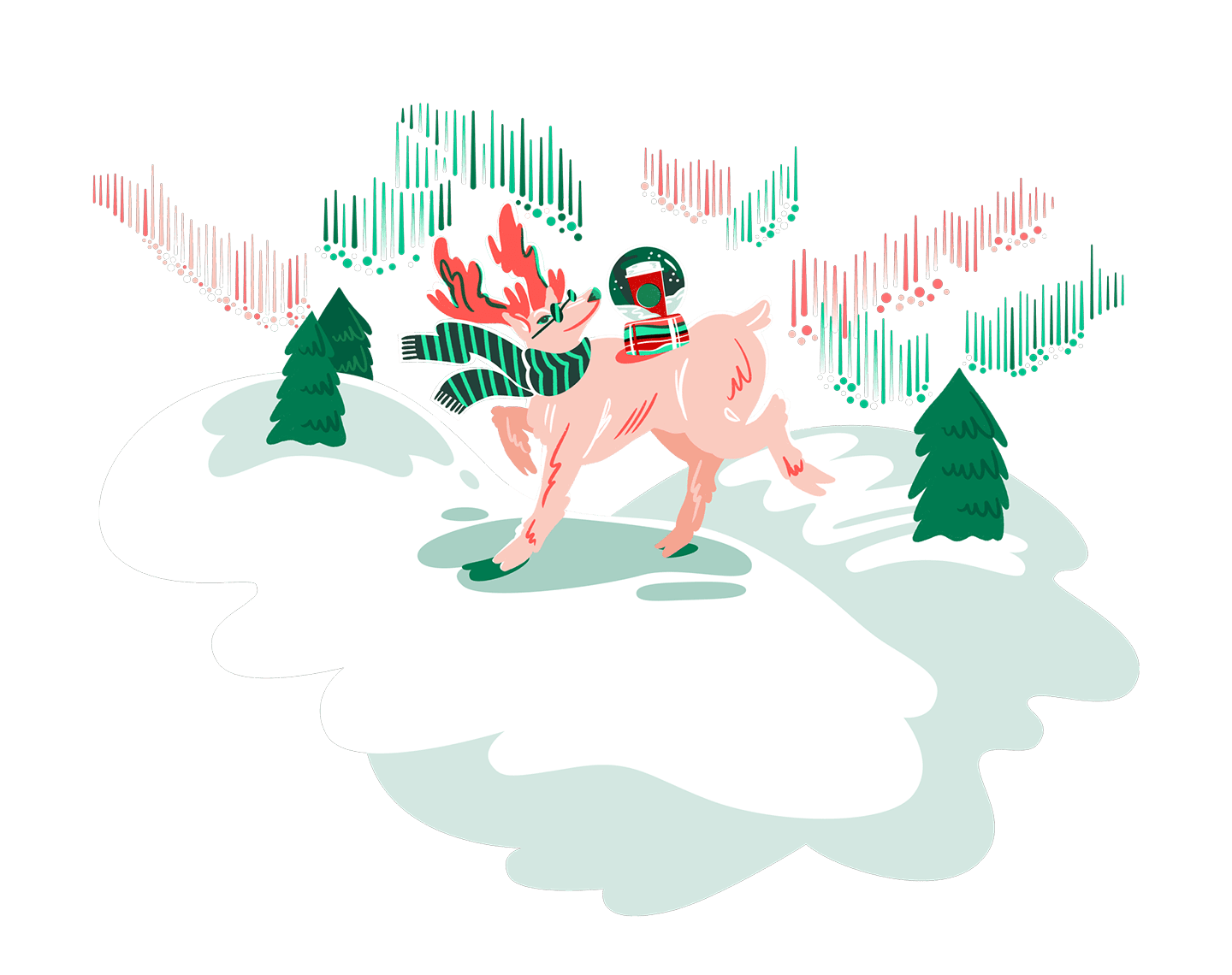 A festive reindeer who appears in the game