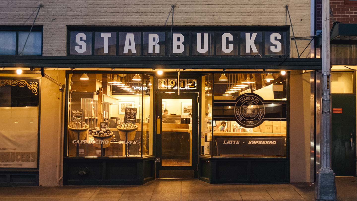 Starbucks storefront