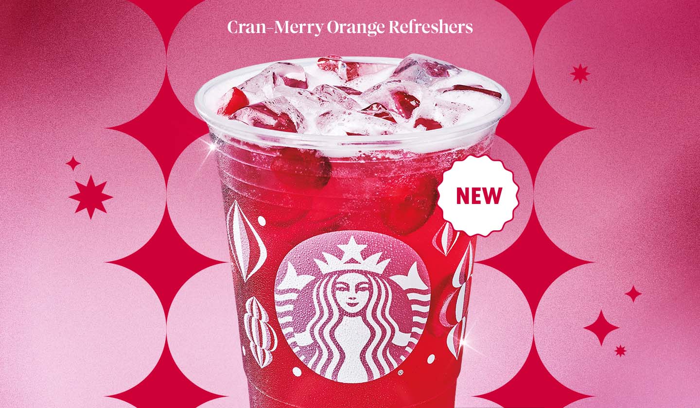 New | Cran Merry Orange Refreshers | Starbucks Holiday drink