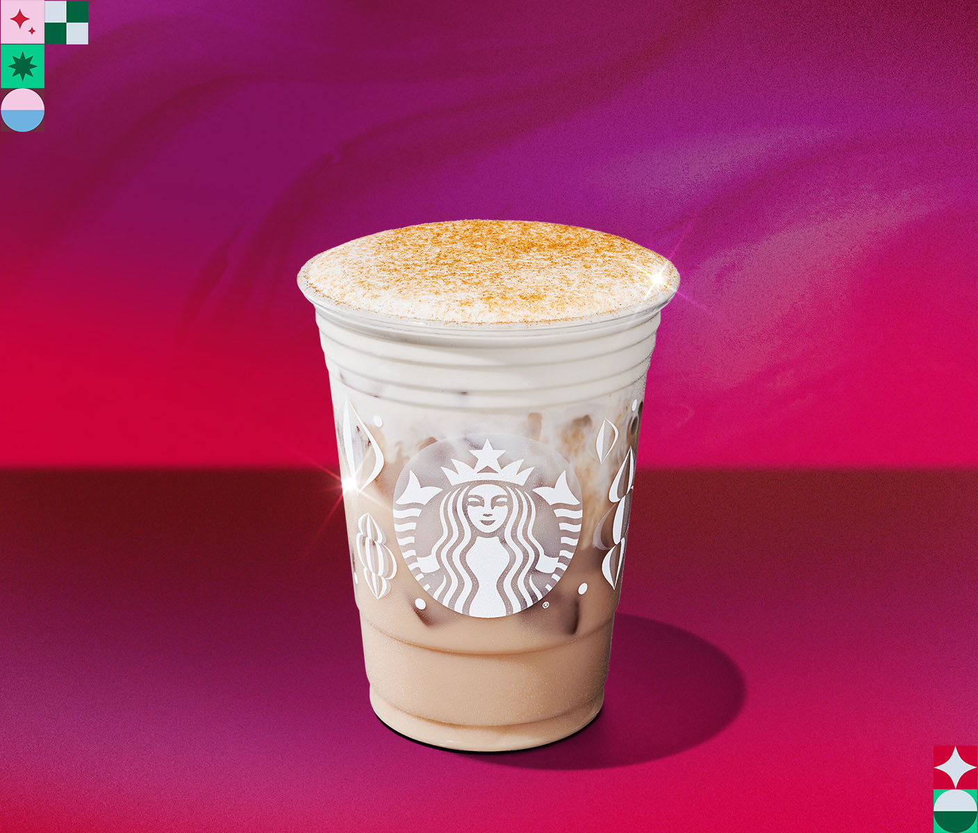 A Starbucks holiday beverage