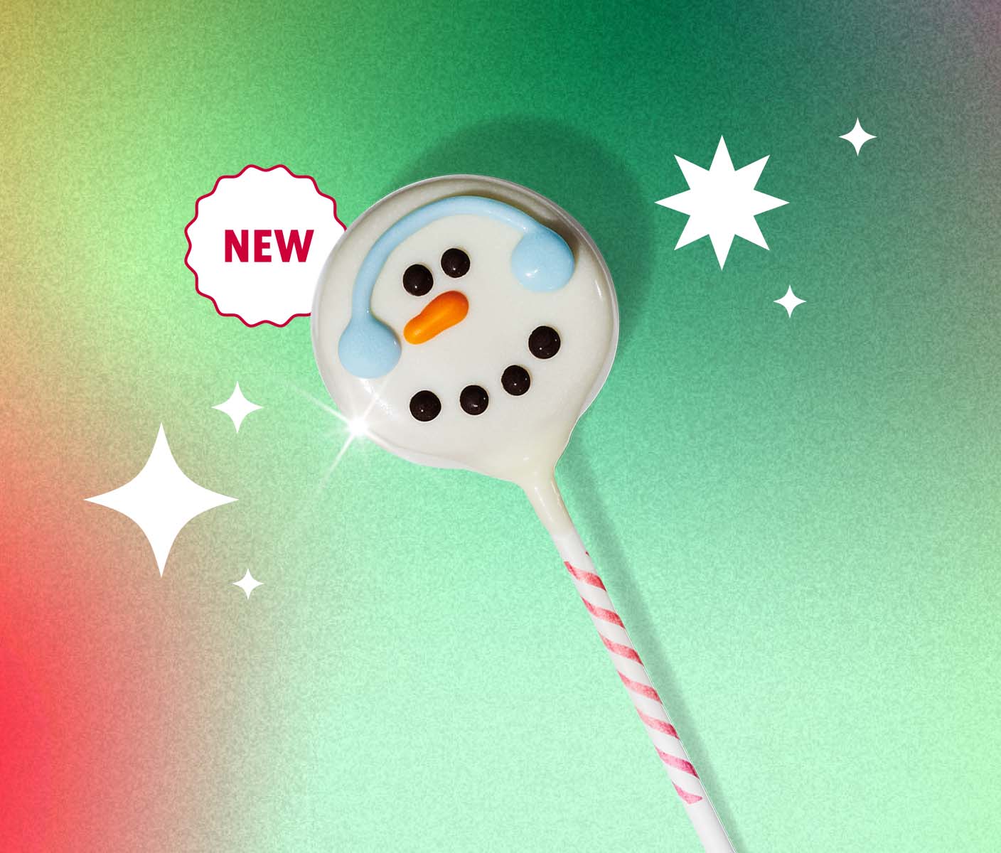 New | Snowman cake pop