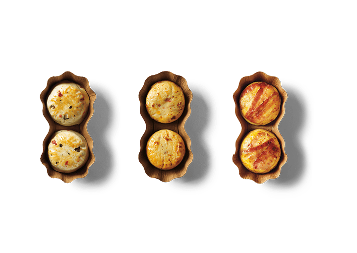 Bouchées aux œufs cuisson sous vide