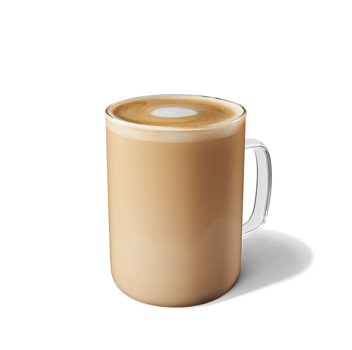 Flat White au miel et à la boisson aux amandes