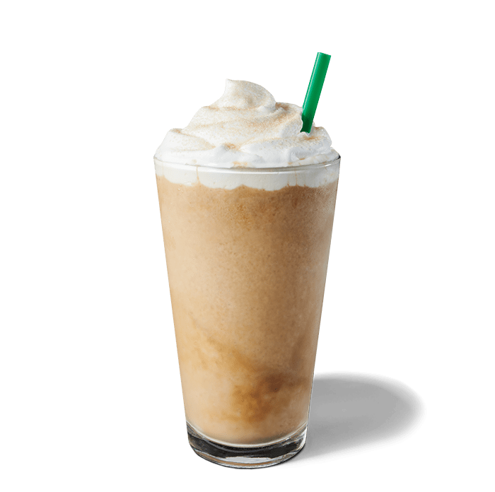 Boisson frappée Frappuccino® au caramel écossais fumé.