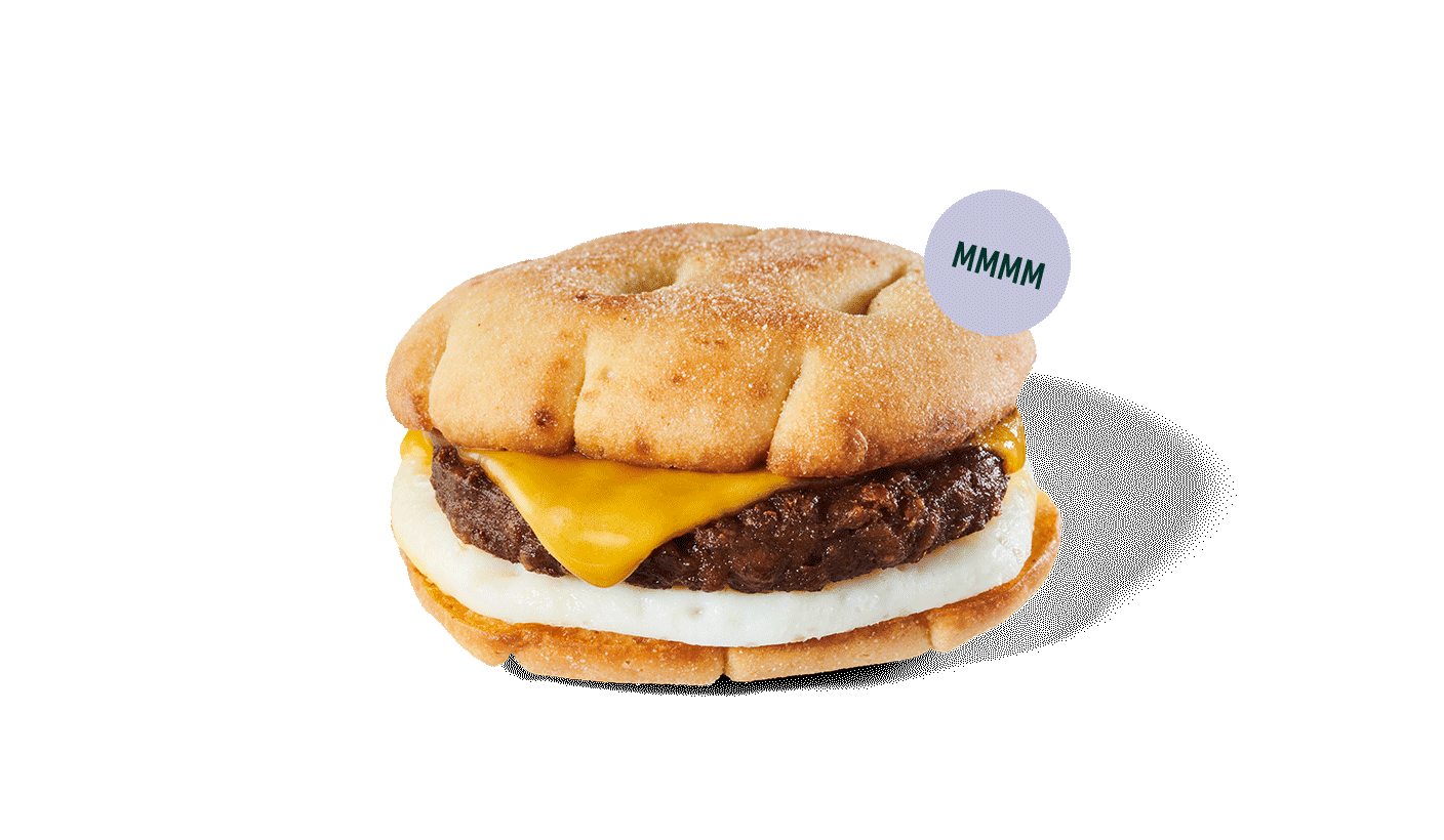 Sandwich Beyond Meat®, cheddar et œuf