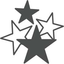 Quatre Étoiles. Illustration.